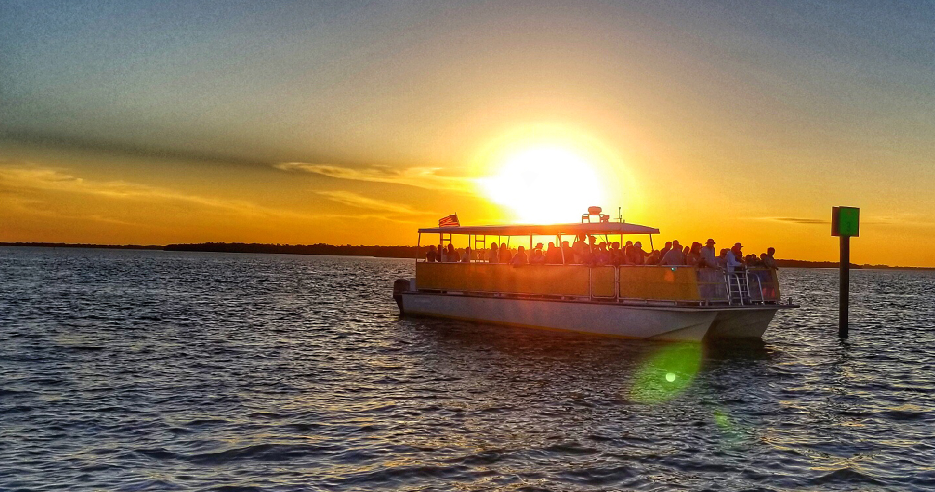 Sunset Dolphin Cruise Adventures in Paradise Fort Myers Beach (239